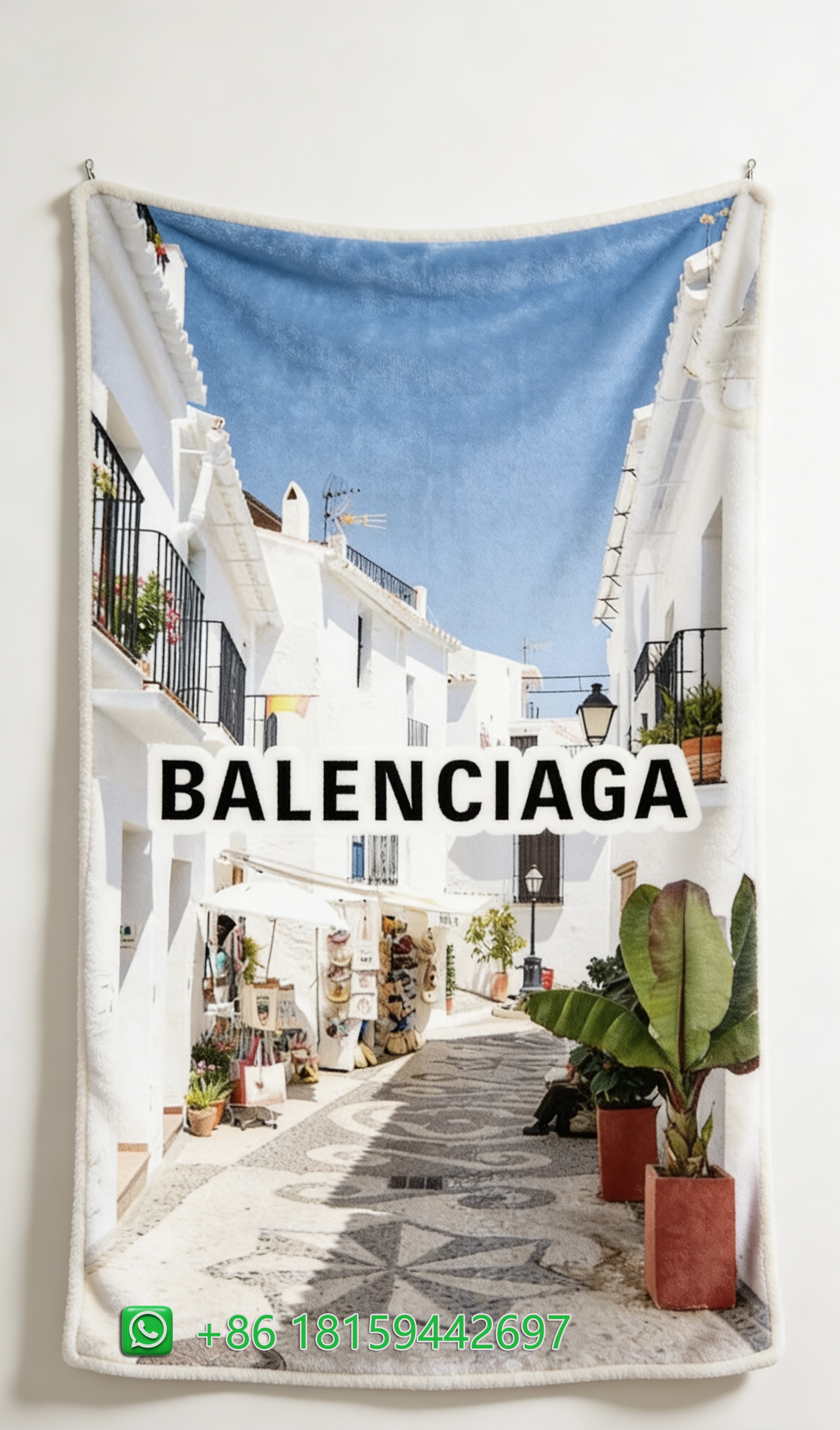 Balenciaga Throw Blankets